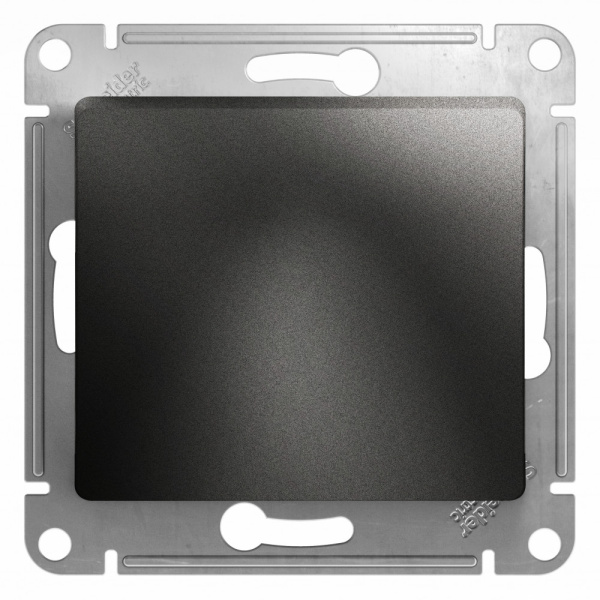 GLOSSA  Механизм розетки СУ вывод кабеля . антрацит IP20 Schneider Electric