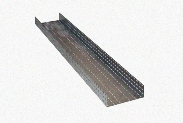 Лоток перфорированный ЛМ 400х100х2000 УХЛ1, оцинкованный лист S1,5