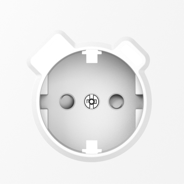 Donel S08 глянцевый белый накладка для розетки Schuko с зарядным устройством USB A+C, со шторками 16A 250 В~,серия DB