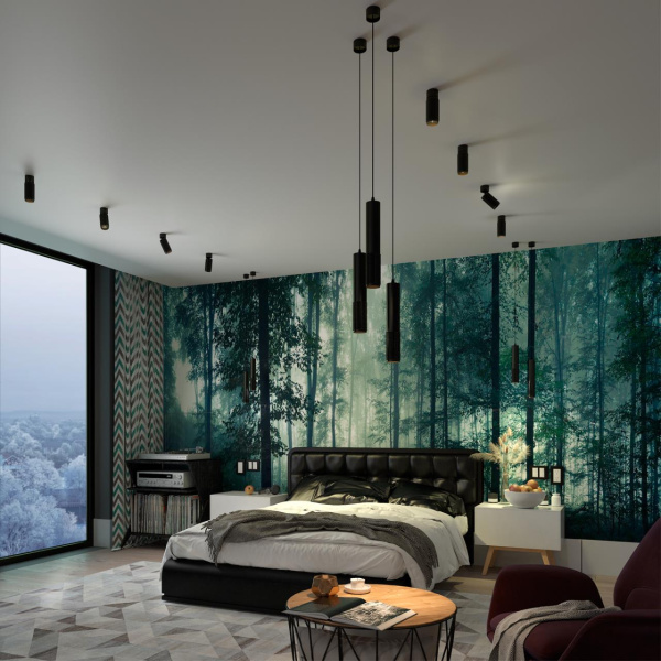 Св-к накл.,провод 2м IP20 GU10 50W 220V MAIS черный NOVOTECH