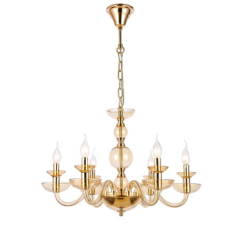Люстра подвесная Золотистый, Шампань E14 6*40Вт SL1758.203.06 ST LUCE