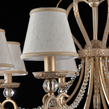 Люстра 8*E14 40Вт Золото IP20 Livorno RC144-PL-08-WG Maytoni