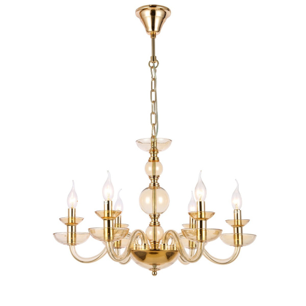 Люстра подвесная Золотистый, Шампань E14 6*40Вт SL1758.203.06 ST LUCE