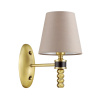Бра E14 1*40W 220V MONTANA античная латунь,бежевый LUMION