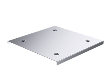 Крышка вертикального угла 500, цинк-ламель DKC