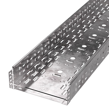 Лоток перфорированный Стандарт 300х100х3000 (1,0 мм) (6 м/уп) Промрукав