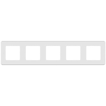 INSPIRIA Рамка горизонт/вертик 5 мест . белый IP20 Legrand