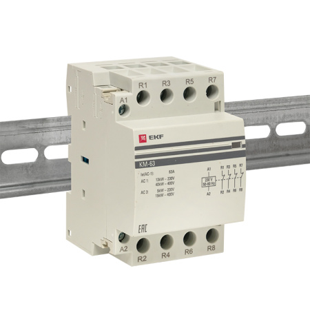 Контактор модульный КМ 63А 4NC (3 мод) PROxima EKF