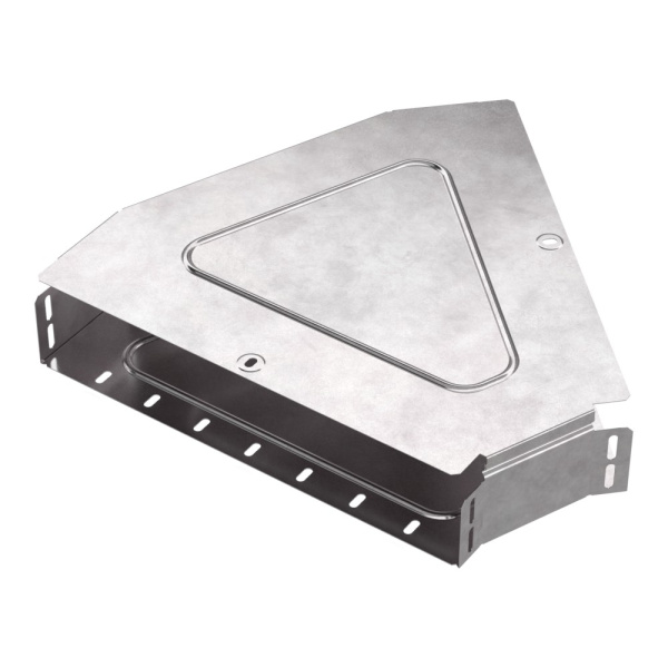 Угол горизонтальный 45 градусов с крышкой Стандарт 400х80 Промрукав