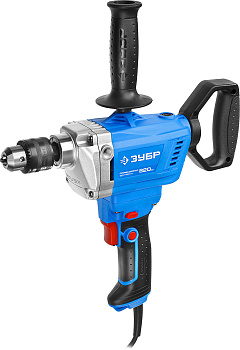 Дрель-миксер реверсивная, Профессионал ЗДМ-820 РМ, 50 Нм, патрон 13 мм, 0-650 об/мин, 820 Вт ЗУБР