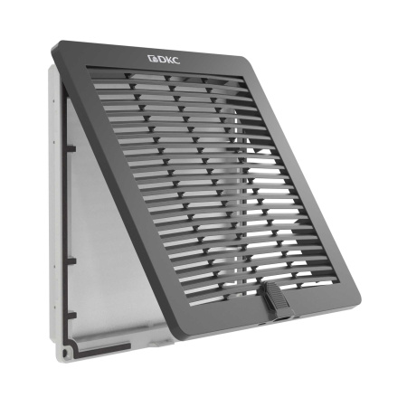 Вентиляционная решетка с фильтром RF 325x325 мм, IP54, RAL9005 DKC
