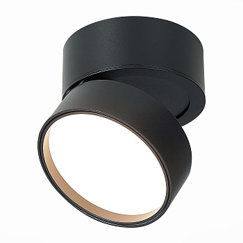 Светильник потолочный поворотный Черный LED 1*14Вт 3000К 1 100Lm Ra>90 120° IP20 D105xH88 170-240В ST651.432.14 ST LUCE