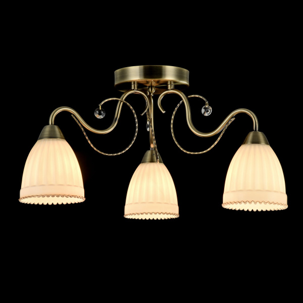 Потолочный светильник 3*E14 40Вт Бронза IP20 Letizia FR2757-PL-03-BZ Freya