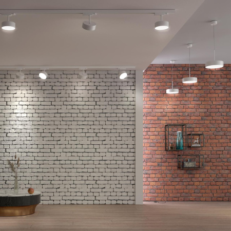Св-к накл.св/д,длина провода 2м IP20 LED 30W 4000K 2600Лм 100-265V белый PROMETA NOVOTECH
