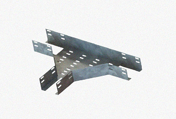 Лоток тройниковый перфорированный ОТ 600х200 УТ1,5, оцинкованный лист, S1,5