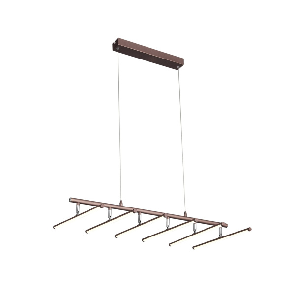 Люстра подвесная Кофейный/Белый LED 6*8Вт 4000К SLD003.303.06 ST LUCE