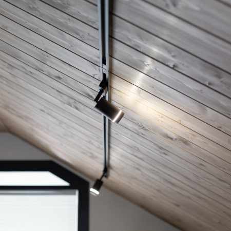 Однофазный шинопровод 3м (в комплекте ввод питания и заглушка) черный IP20 (a057087) Elektrostandard