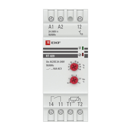 Реле температуры RT-820 (-5.… +40 С) PROxima EKF