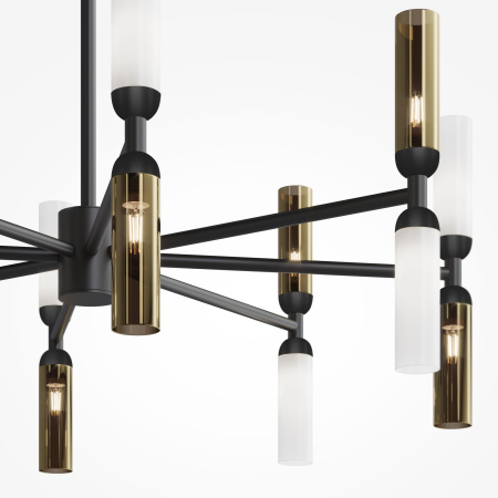 Подвесной светильник 16*G9 28Вт Черный IP20 Memory MOD177PL-16G Maytoni