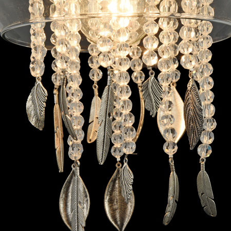 Подвесной светильник 1*E27 60Вт Никель IP20 Equorin MOD197-PL-01-CH Maytoni