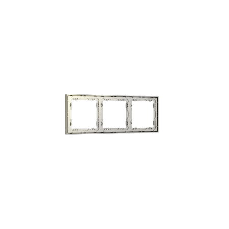 Рамка пластиковая Voltum S70 на 3 поста, (шелк)