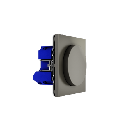 Светорегулятор встраиваемый Voltum S70 поворотно-нажимной 600 Вт, (шелк)