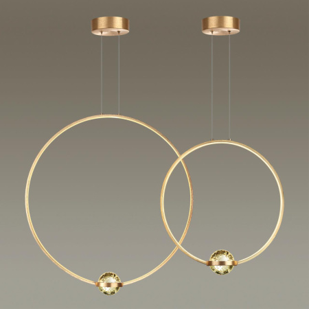 Подвесной св-к IP20 LED 27W 2230Лм 4000K GOTA брашированное золото/металл ODEON LIGHT