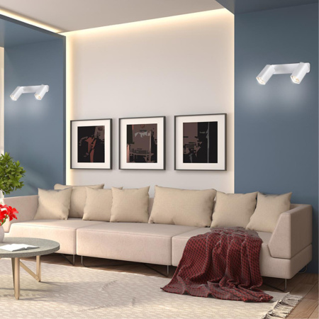 Накл.св-к IP20 GU10 2*50W 230V GUSTO белый NOVOTECH