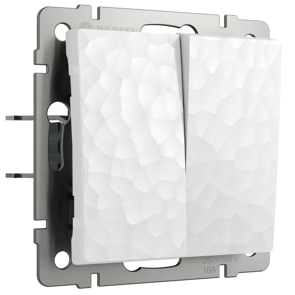 Hammer Механизм выключателя СУ 2 кл. 10А Белый IP20 Werkel