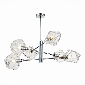 Люстра потолочная Хром/Прозрачный E14 6*40Вт SL1175.102.06 ST LUCE