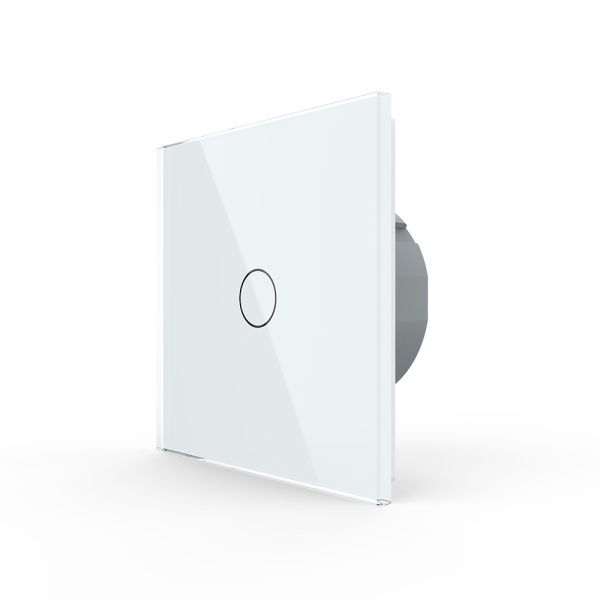 Сенсорный выключатель 1 клавиша 1 пост Белый Livolo