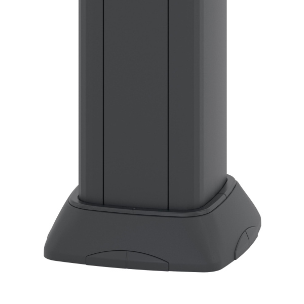 Телескопическая алюминиевая колонна, 1.5 - 3м, цвет чёрный DKC