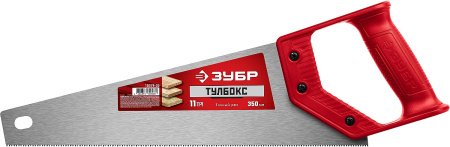 Ножовка специальная (пила) ТАЙГА-Тулбокс 350 мм, 11 TPI, прямой зуб, точный рез, импульсная закалка каждого зуба, ЗУБР Ножовка специальная (пила) ТАЙГА-Тулбокс 350 мм, 11 TPI, прямой зуб, точный рез, импульсная закалка каждого зуба, ЗУБР