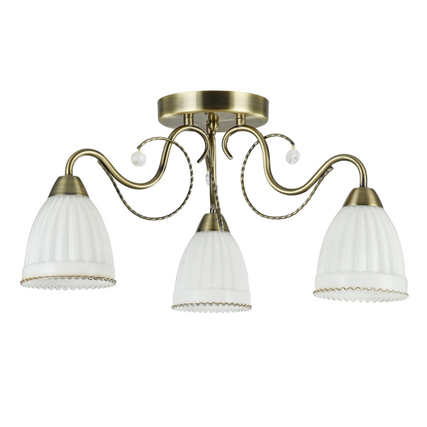 Потолочный светильник 3*E14 40Вт Бронза IP20 Letizia FR2757-PL-03-BZ Freya