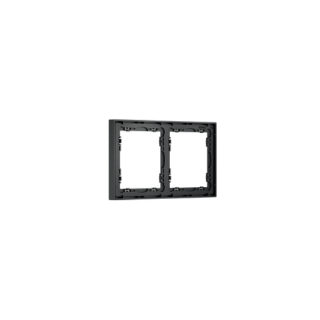 Рамка пластиковая Voltum S70 на 2 поста, (графит)