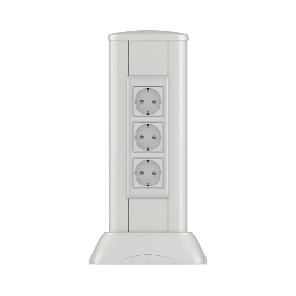 Миниколонна алюминиевая 0,35 м, цвет светло-серебристый металлик DKC