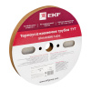 Термоусаживаемая трубка ТУТ 12/6 прозрачная рулон PROxima EKF