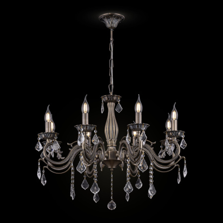 Люстра 8*E14 60Вт Бронза Антик IP20 Bronze RC245-PL-08-R Maytoni