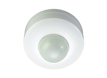 Donel Датчик движения потолочн., накладной, 3-х пров., обзор 360º, макс.1200Вт., белый, серия DS