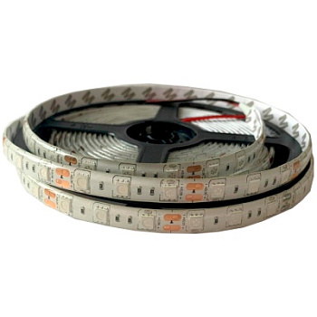 Лента св/д 5050 12V 14,4W 6500К 60led IP65 бел. холодный Giant4