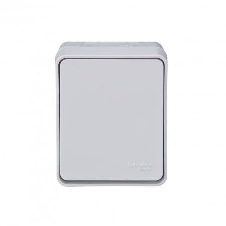 ATLASDESIGN AQUA 1-клавишный ПЕРЕКЛЮЧАТЕЛЬ IP44, сх.6, 10АХ, механизм, АЛЮМИНИЙ Schneider Electric