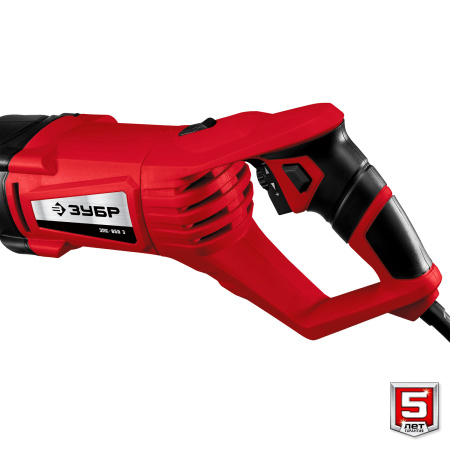 Пила сабельная (электроножовка), ЗПС-850 Э, 850 Вт, 0-2800 ход/мин, рез 150 мм (дерево), 12 мм (сталь), ход штока 28 мм ЗУБР