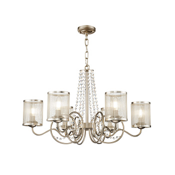 Люстра 6*E14 40Вт Матовое Золото IP20 Bonadonna FR2036PL-06G Freya