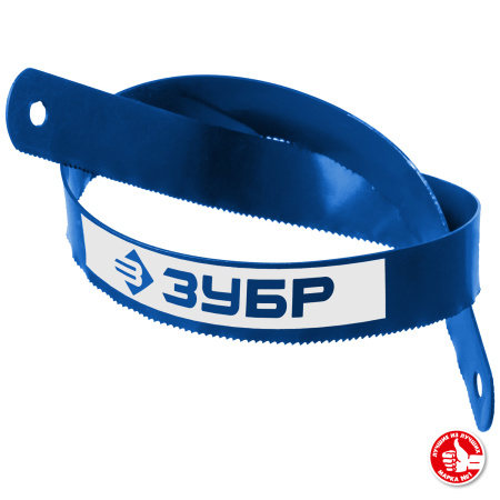 Биметаллическое полотно по металлу 18 TPI, быстрый рез, 300 мм, высококачественная быстрорежущая сталь Р6М5, 10 шт, БИМЕТАЛЛ-18 ЗУБР