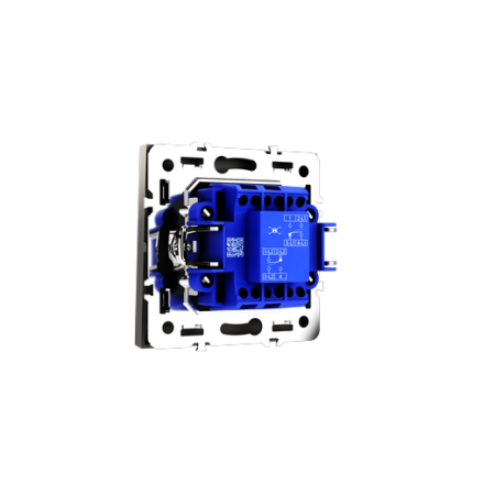 Перекрестный переключатель встраиваемый Voltum S70 одноклавишный 10А, (кашемир)