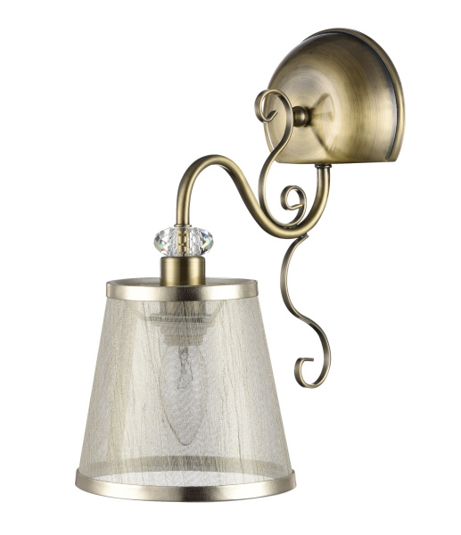 Настенный светильник (бра) 1*E14 40Вт Бронза Антик IP20 Driana FR2405-WL-01-BZ Freya