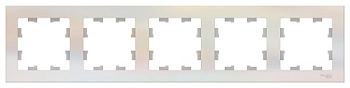 ATLASDESIGN Рамка универсальная 5-м . жемчуг IP20 Schneider Electric