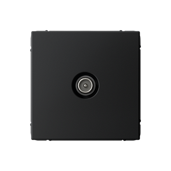 ARTGALLERY TV РОЗЕТКА оконечная 1DB, механизм, КАРБОН Systeme Electric