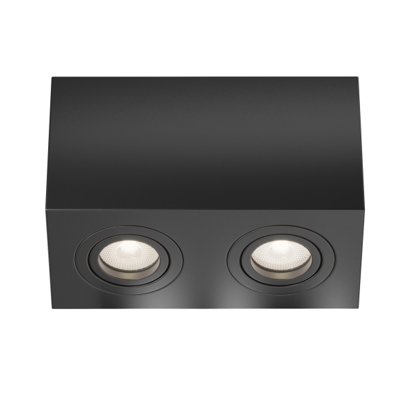 Потолочный светильник 2*GU10 50Вт Черный IP20 Ceiling & Wall C017CL-02B Technical Maytoni