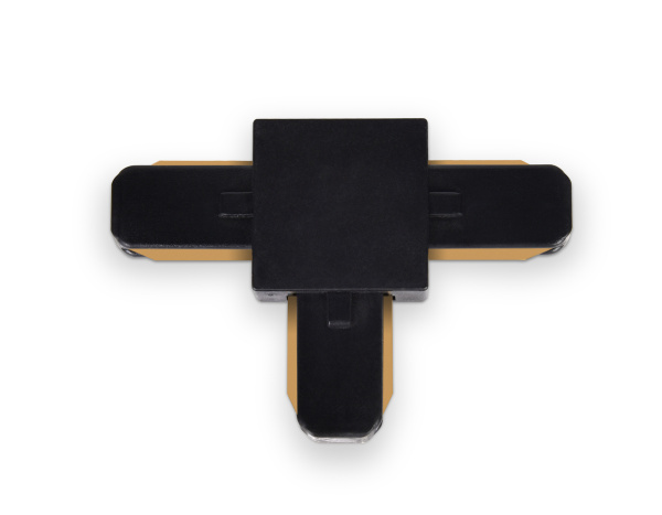 Коннектор T-образный однофазный для соединения трековых шинопроводов GL7078 BK черный Ambrella Light